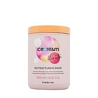 Маска восстанавливающая с кератином для волос Ice Cream keratin RESTRUCTURING MASK 1л (Inebrya)