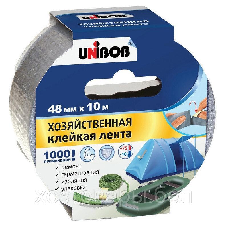 Клейкая лента армированная 48мм х 10м. хозяйственная UNIBOB