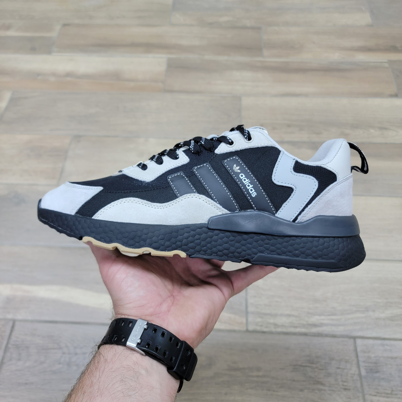 Кроссовки Adidas Nite Jogger Black Gray