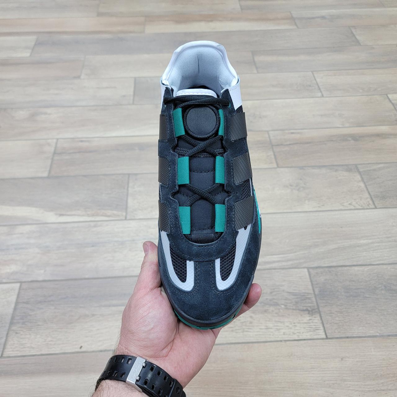 Кроссовки Adidas Niteball Core Black Green Aqua - фото 3 - id-p158988695