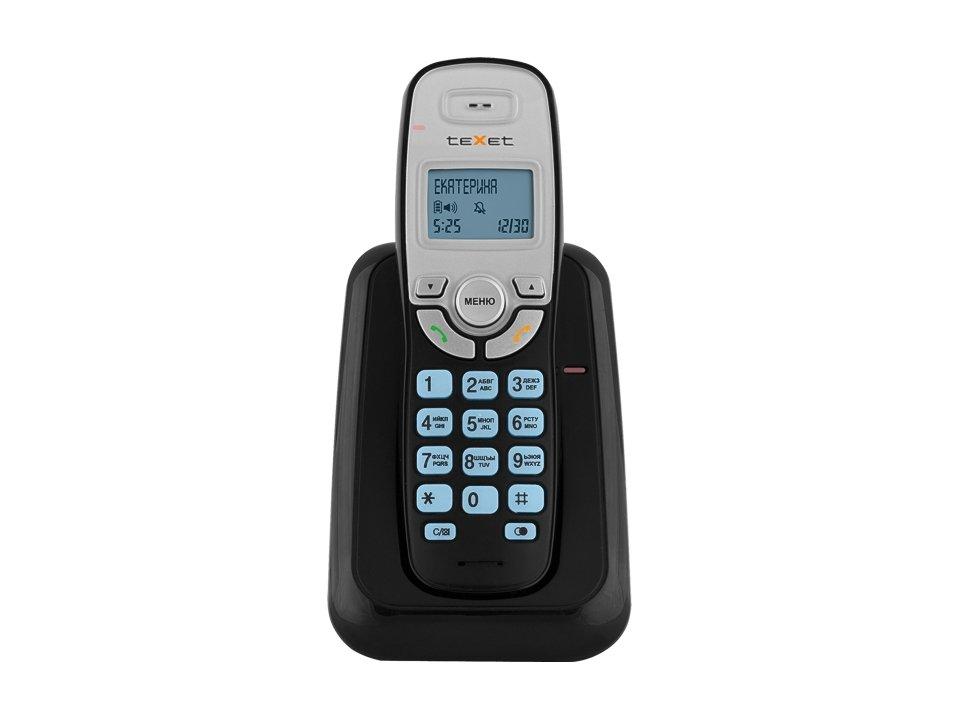 Бесшнуровой телефонный аппарат teXet TX-D6905А (черный) - фото 1 - id-p204430639