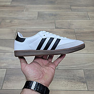 Кроссовки Wmns Adidas Samba OG FT White Black, фото 2