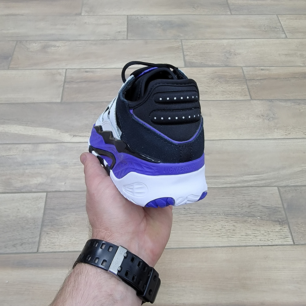 Кроссовки Adidas Niteball White Black Purple - фото 4 - id-p171891336