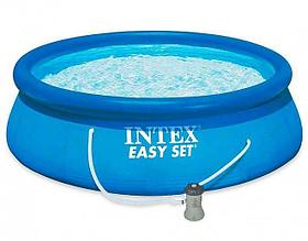 Надувной бассейн Intex Easy Set 28142 (396x84 см) + фильтр-насос