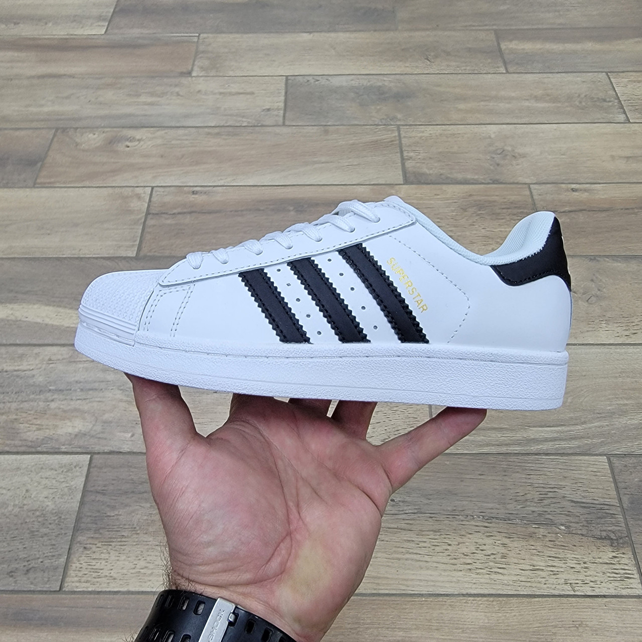 Кроссовки Adidas Superstar White / Black