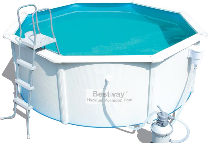 Каркасный бассейн Bestway Hydrium 56574 (360x120, с песочным фильтр-насосом) - фото 1 - id-p204430920
