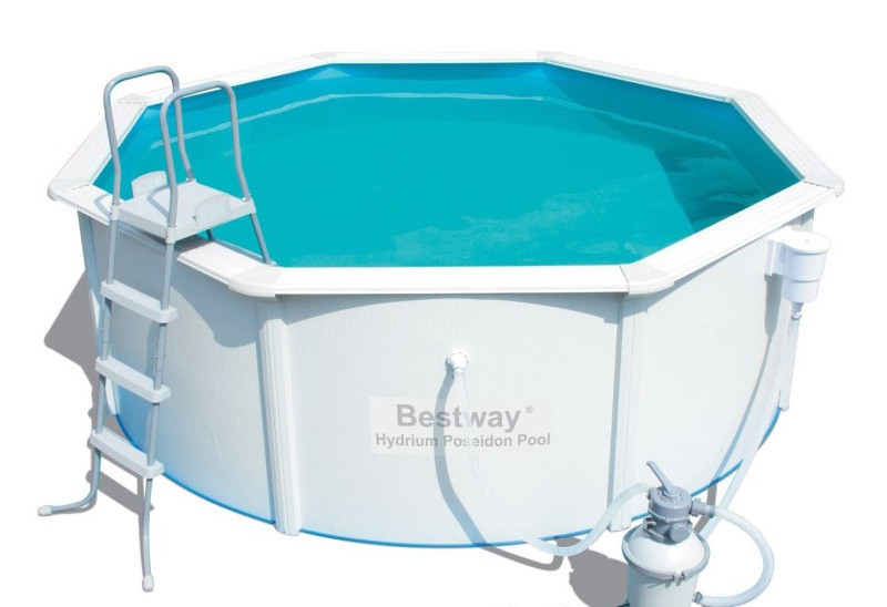 Каркасный бассейн Bestway Hydrium 56566 (300x120, с песочным фильтр-насосом) - фото 1 - id-p204430923