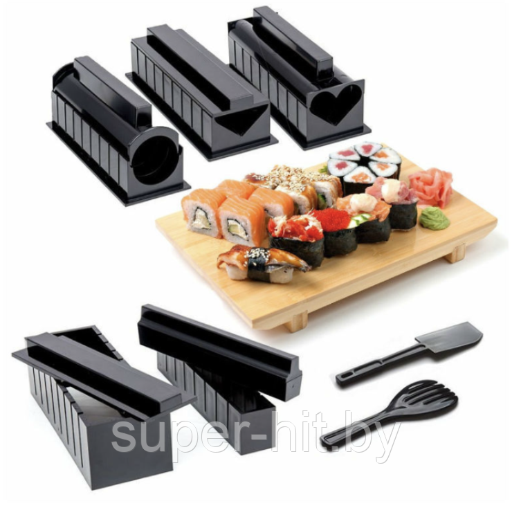 Набор для приготовления роллов, набор для суши, все для роллов "Мидори" - фото 1 - id-p204430852