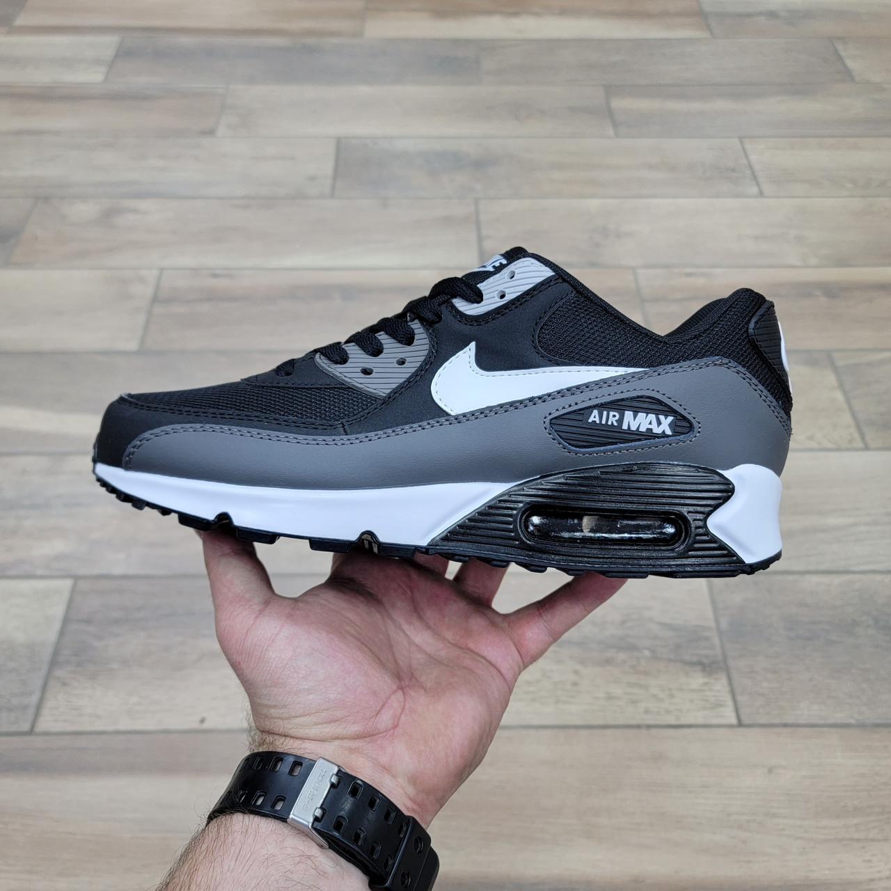 Кроссовки Nike Air Max 90 Gray Black White