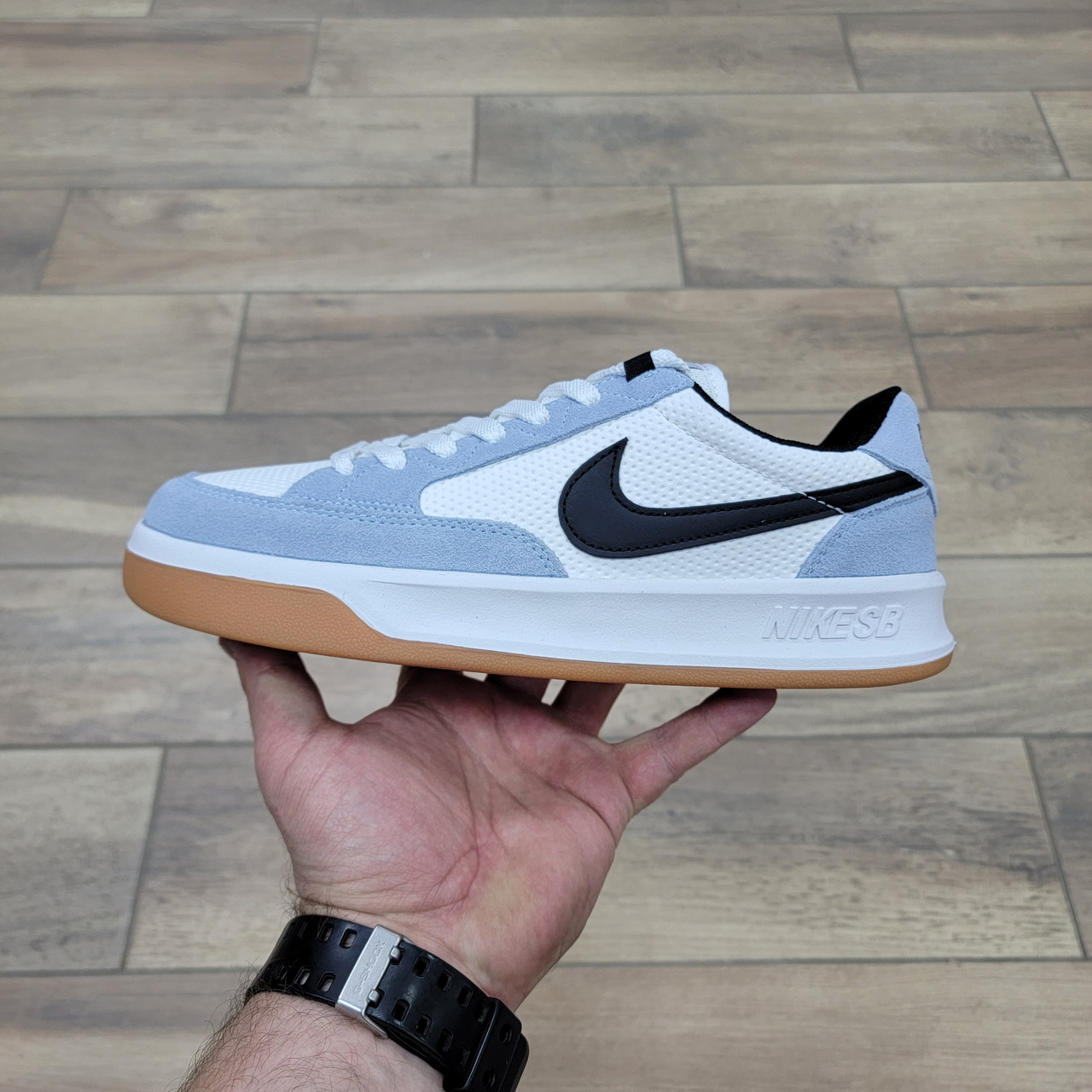 Кроссовки Nike Adversary SB Light Dew Black White