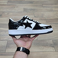 Кроссовки Bape Sta Low L It Black White, фото 7