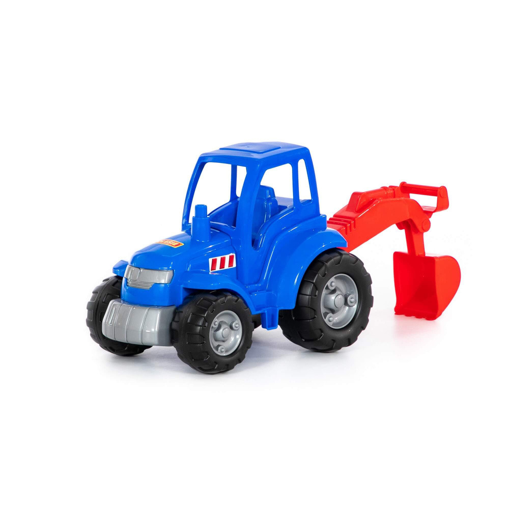 Трактор "Чемпион" (синий) с лопатой - фото 1 - id-p204430961