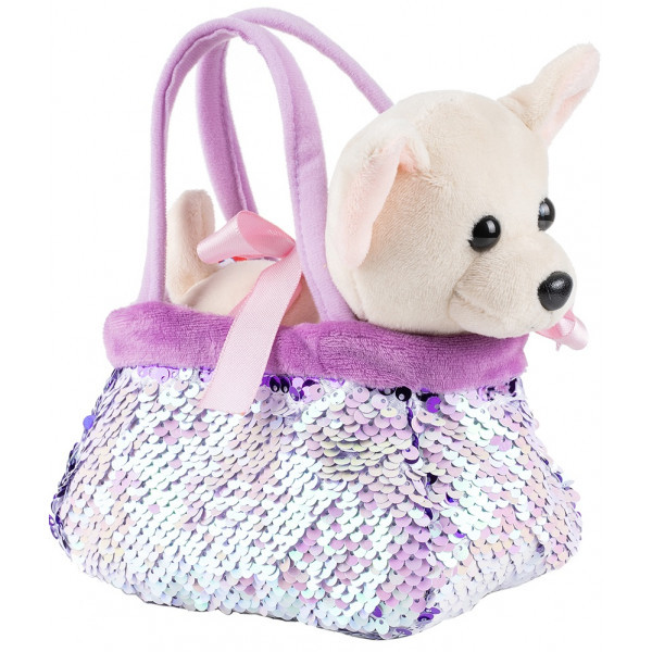 Мягкая игрушка Fancy Собачка в сумочке-переноске 18см - фото 1 - id-p204431397