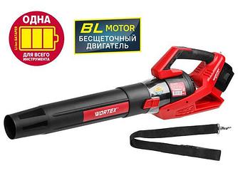 Аккум. воздуходувка WORTEX BB 2536 D ALL1 SOLO БЕСЩЁТ.ДВИГ., 18В+18В, макс.объём.780 м куб/ч, макс.с