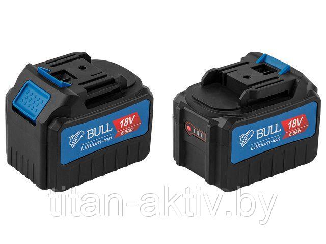 Аккумулятор BULL AK 6001 18.0 В, 6.0 А/ч, Li-Ion (18 В, 6 А*ч, Li-ion)