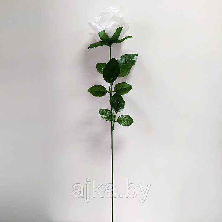 Роза одиночная 67 см, белая - фото 3 - id-p204452679