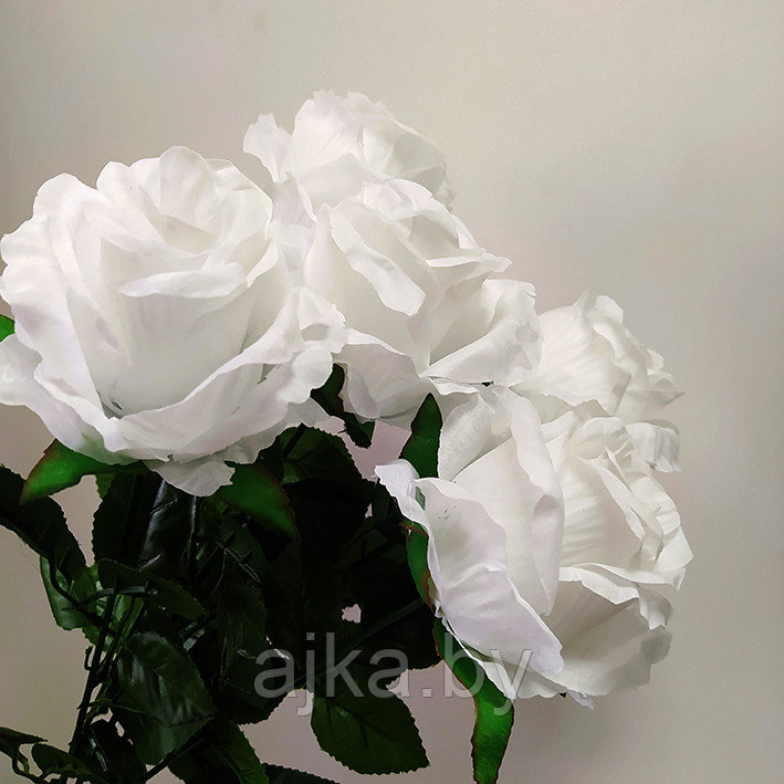 Роза одиночная 67 см, белая - фото 7 - id-p204452679