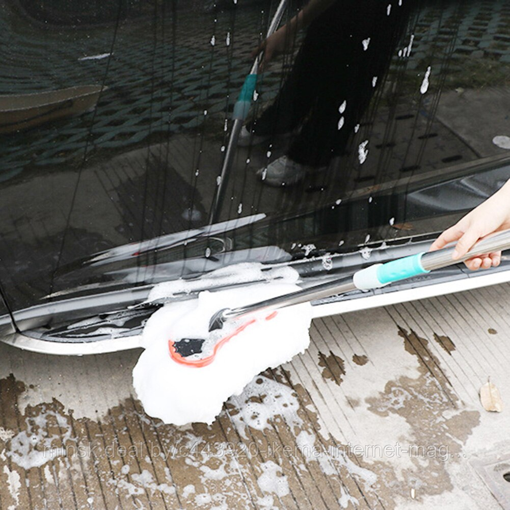 Щетка для мытья автомобиля и стекол телескопическая 90 см. (QH22-86) - фото 7 - id-p204452650