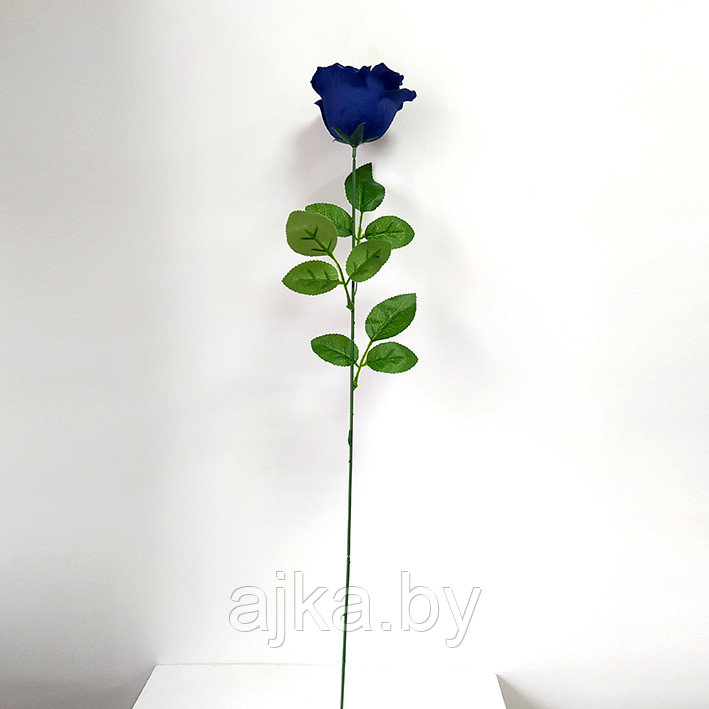 Роза одиночная 65 см, синяя - фото 2 - id-p204452697