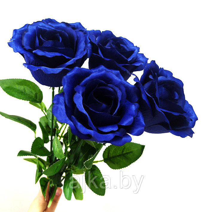 Роза одиночная 65 см, синяя - фото 8 - id-p204452697