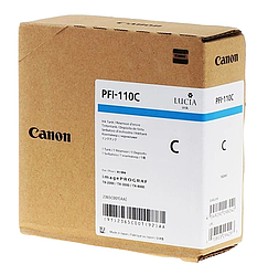 УЦЕНЕННЫЙ Картридж Canon PFI-110C (2765C001) голубой, 160мл (для TX-2000, TX-3000, TX-4000)