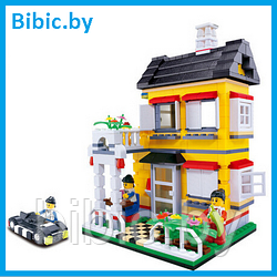 Детский конструктор Wange Домик 31052 серия сити город cities аналог лего lego, городская серия