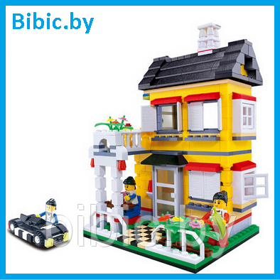 Детский конструктор Wange Домик 31052 серия сити город cities аналог лего lego, городская серия - фото 1 - id-p204458328