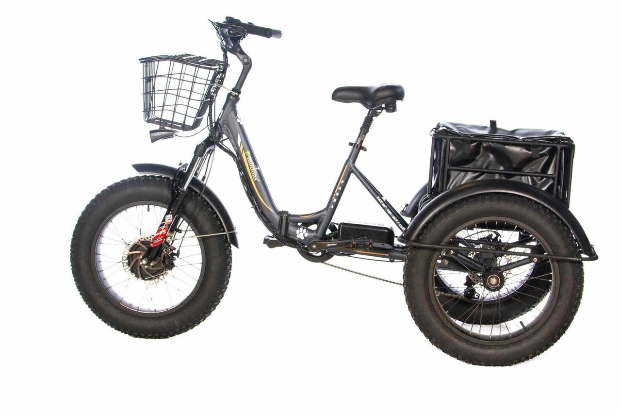 Велосипед электро трицикл E-motions Panda 750W - фото 6 - id-p204459382
