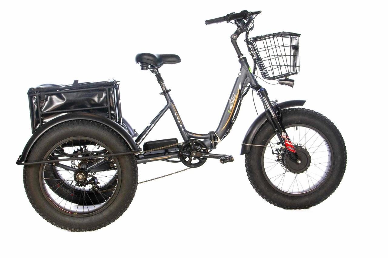 Велосипед электрический трицикл E-motions Panda 750W - фото 3 - id-p204459383