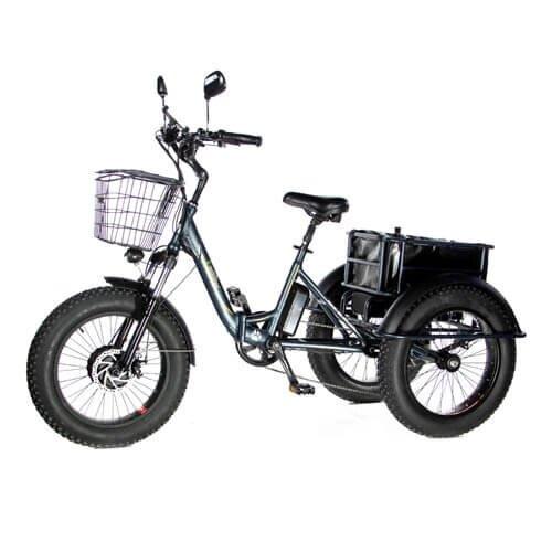 Велосипед электрический трицикл E-motions Panda 750W - фото 5 - id-p204459383