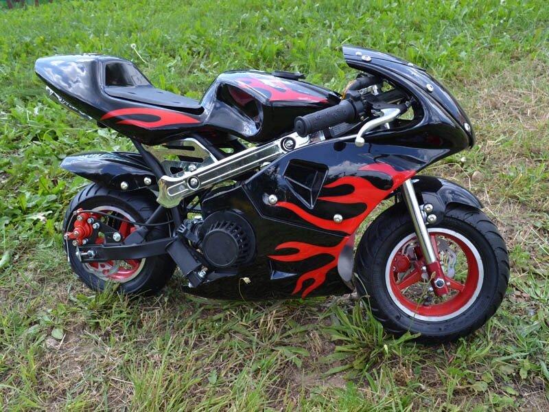 Маленький мотоцикл для детей MMG PB008 49cc - фото 9 - id-p204459407