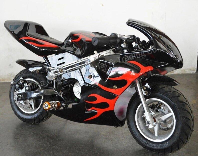 Детский бензиновый мотоцикл MMG PB008 49cc - фото 7 - id-p204459412
