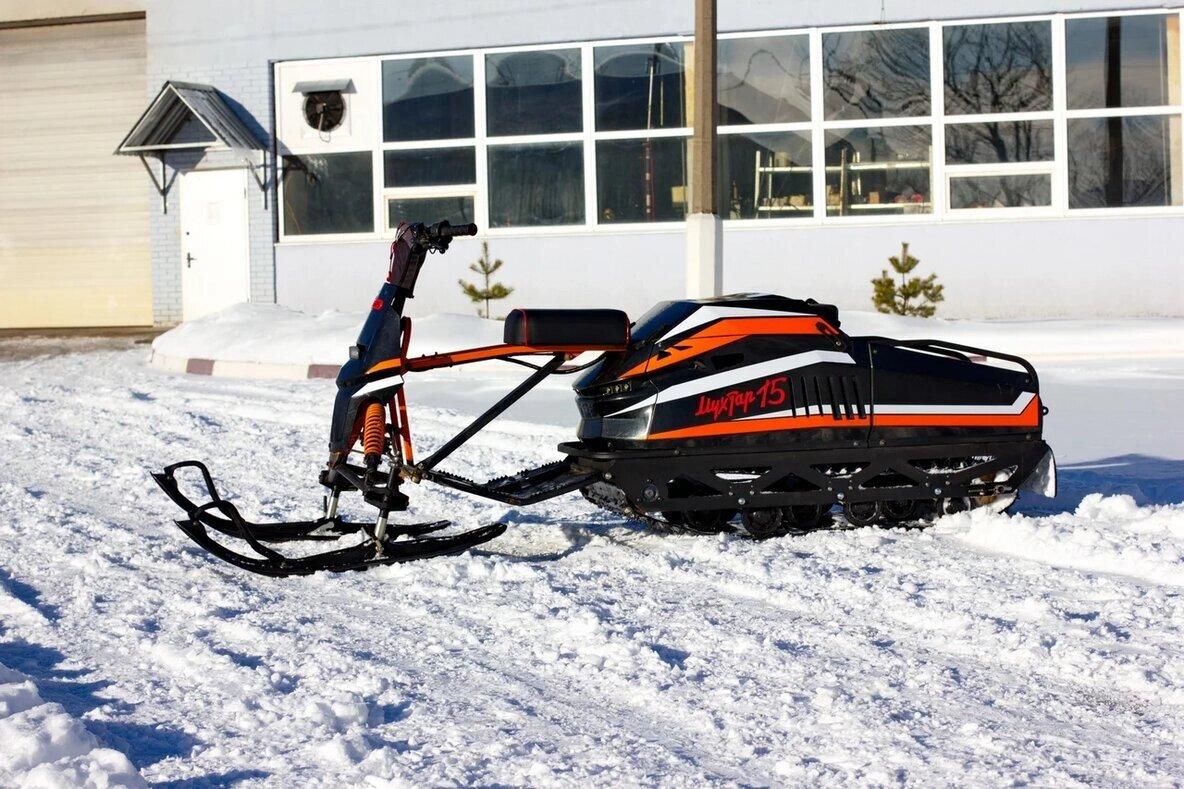 Лыжный мотобуксировщик IRBIS Мухтар 15 л. с. с лыжным модулем. - фото 6 - id-p204459626