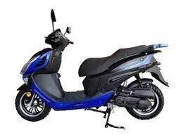 Бензиновый скутер Hors 058 New синий, фото 3