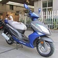 Бензиновый скутер Hors 058 New синий, фото 2
