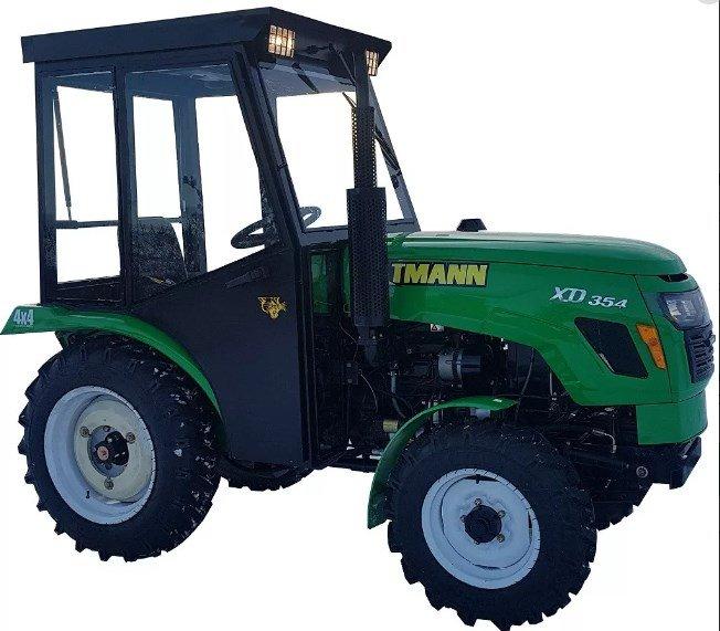 Мини трактор мт Catmann XD-35.4 с кабиной 4x4 24 л. с. - фото 5 - id-p204458897
