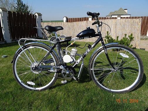 Велосипед с мотором бензиновый Stels 79cc, фото 2