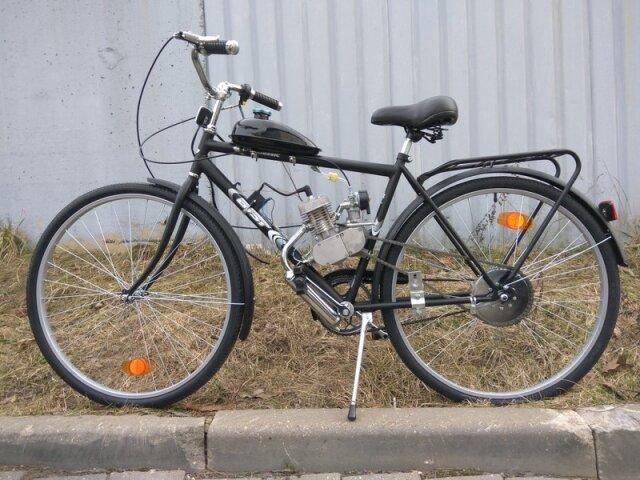 Велосипед с мотором бензиновый Stels 79cc - фото 9 - id-p204458902