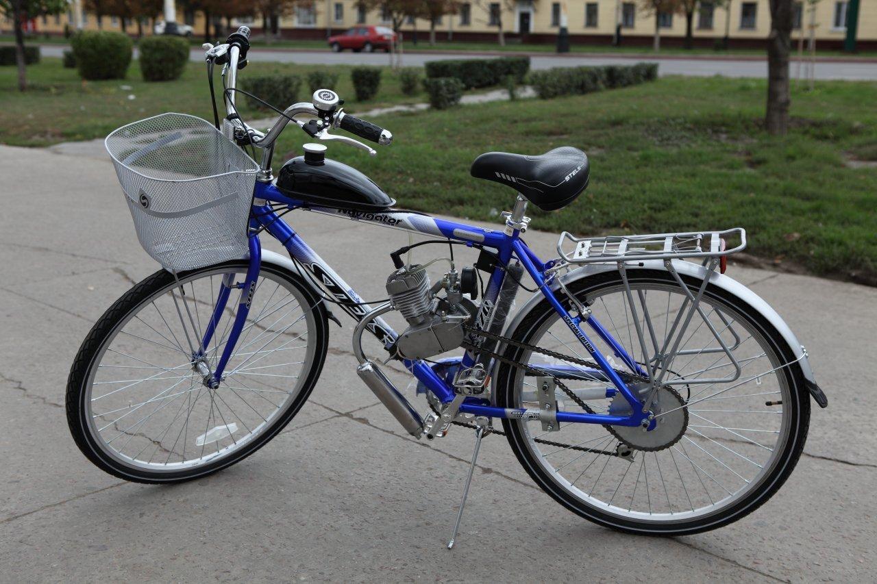 Бензо велосипед Стелс 79cc - фото 3 - id-p204458913