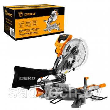Пила торцовочная DEKO DKMS2200-255 Laser