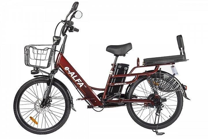 Электро велосипед GREEN CITY e-ALFA LUX - фото 1 - id-p204459280