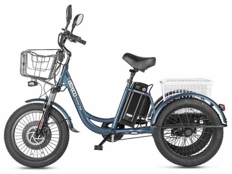 Трехколесный велосипед электрический Eltreco Porter Fat 500 - фото 2 - id-p204459287