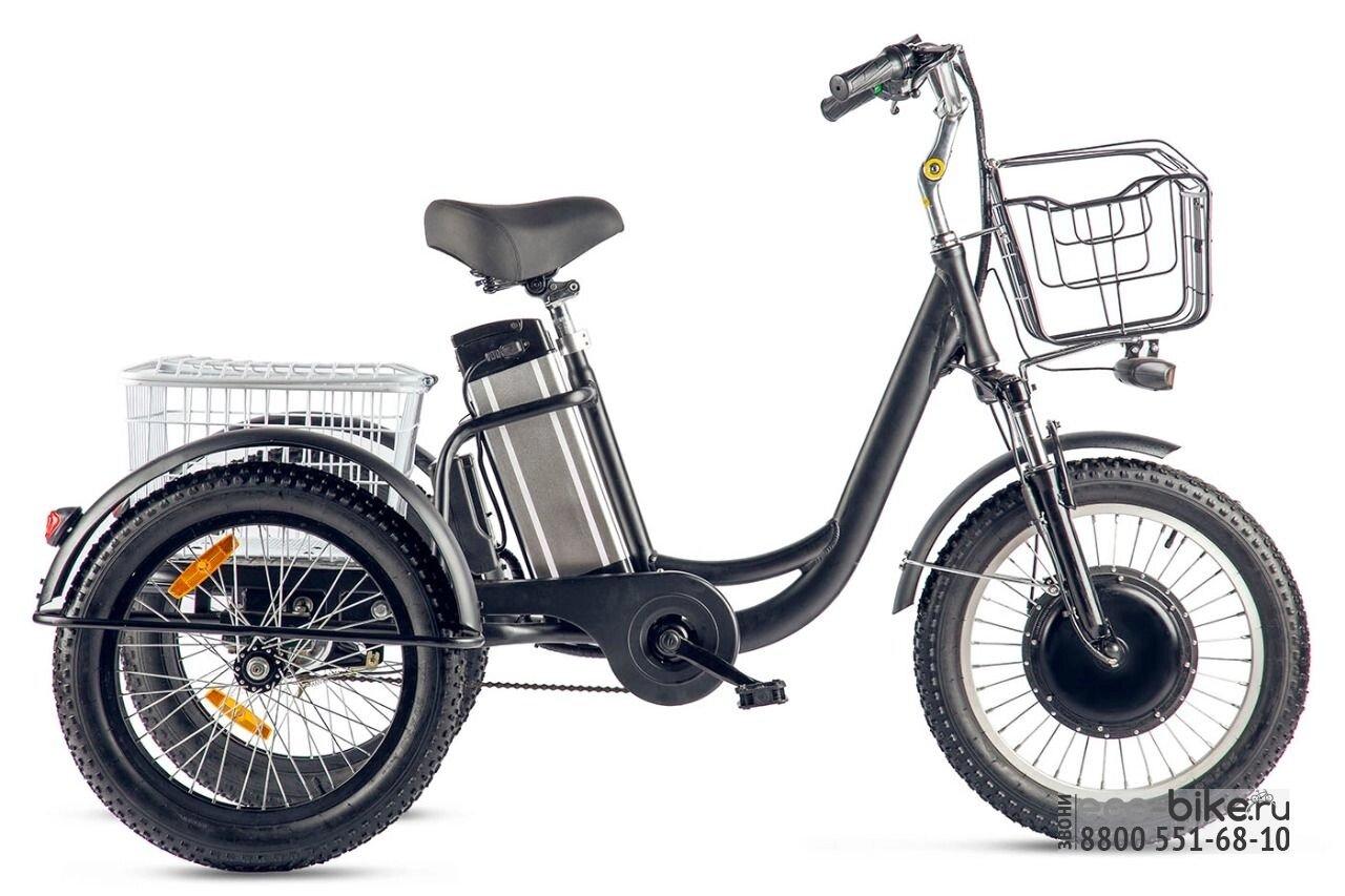 Трехколесный велосипед электрический Eltreco Porter Fat 500 UP - фото 2 - id-p204459293