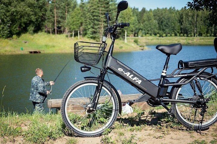 Велосипед электро Green City E-ALFA-GL 500W - фото 7 - id-p204459347