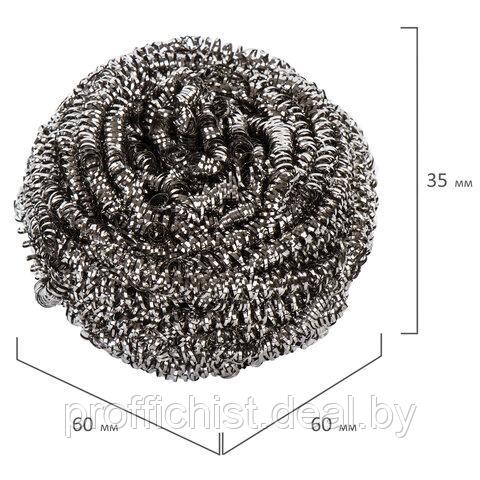 Губки (мочалки) для посуды металлические LAIMA к-т 12шт спиральные по 15 г ЦЕНА БЕЗ НДС - фото 6 - id-p204465243