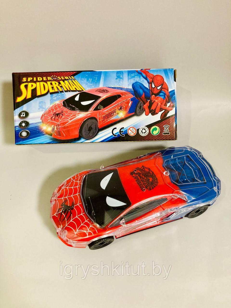 Игрушка "Машинка человек паук" со световыми и звуковыми эффектами. - фото 5 - id-p195801291