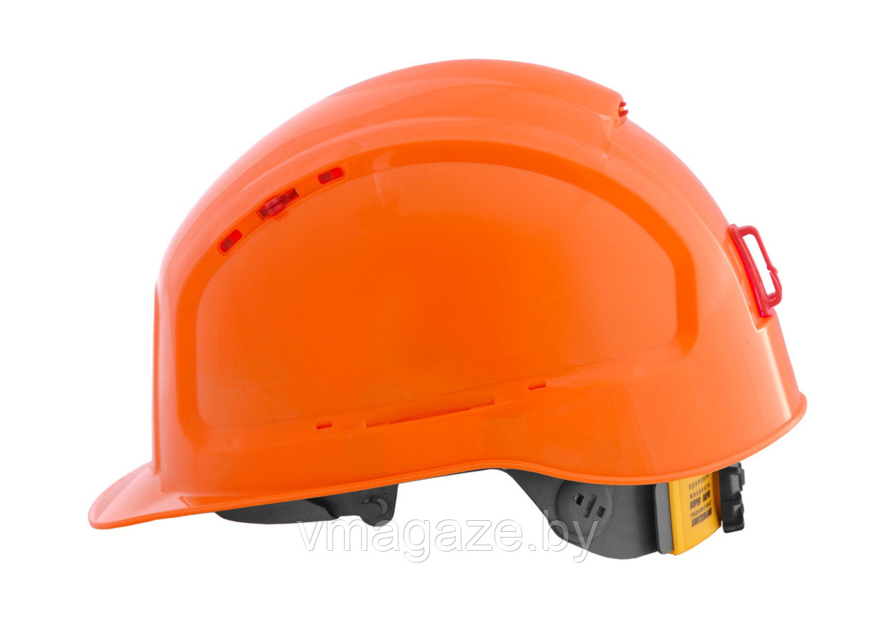 Каска защитная Росомз RFI-7 ТИТАН RAPID 71714(цвет оранжевый) - фото 2 - id-p204472701
