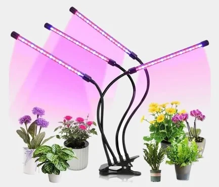 Фитолампа-светильник для выращивания растений LED Grow Light (4 лепестка) - фото 1 - id-p204474782