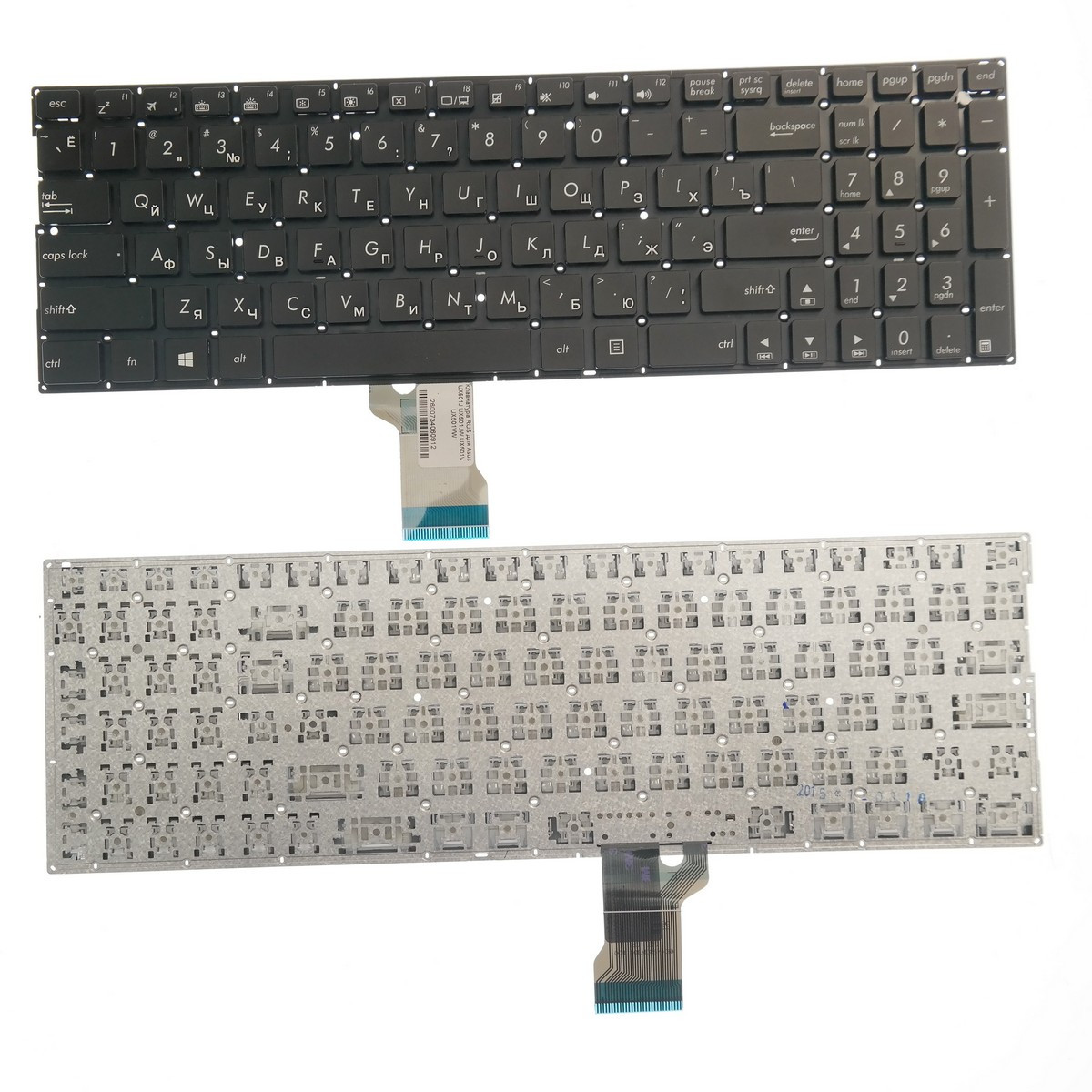 Клавиатура для ноутбука Asus VivoBook X201 X201E X202 X202E S200E черная под рамку и других моделей ноутбуков