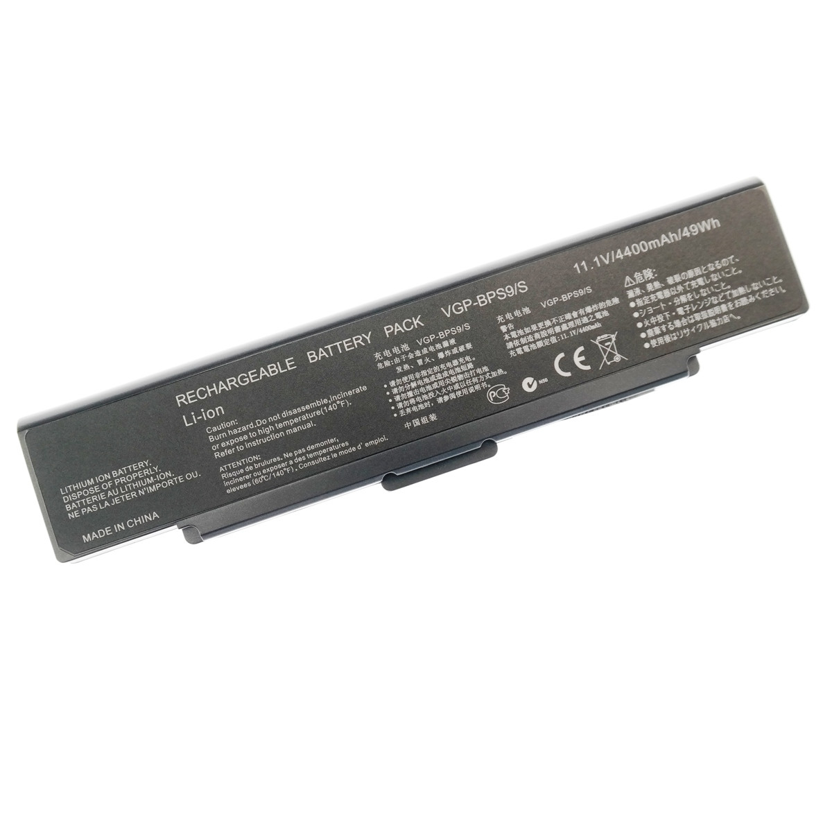 Батарея VGP-BPS9 11,1В 4400мАч для Sony Vaio VGN-AR VGN-CR VGN-NR VGN-SZ - фото 1 - id-p94238619